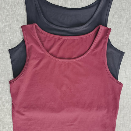 2 Women's Sports Casual Vests Sleeves Tops Cross-Border Dropshipping