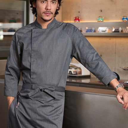 Chef Uniforms for Men with Long Sleeves for Catering, Hotels, Baking, Cake Shops, and Professional Kitchen Use