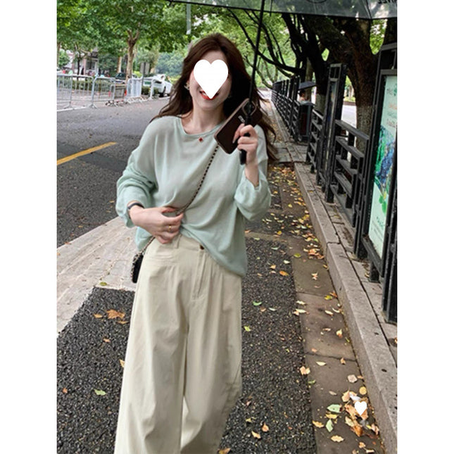 Early autumn with a set of high-end unique beautiful suit 2024 new women's Korean style chic atmosphere wear