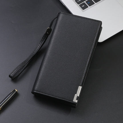 New Men's Wallet Casual Zipper Mobile Phone Bag Multifunctional Clutch Bag Long Men's Wallet Wholesale Wallet