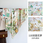Double-sided flower gardenia / 110*110CM