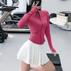 Raspberry red-waist slimming / S
