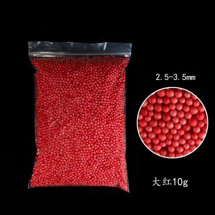 Small Packaging Macaroon Foam Ball Surprise Gift Box Decoration Filled Slime Granule Flow Planet