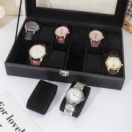 Ready-Made Watch and Glasses Boxes, High-End Leather Jewelry Boxes, Jewelry Boxes, Watch Storage Boxes, Watch Wholesale Factory