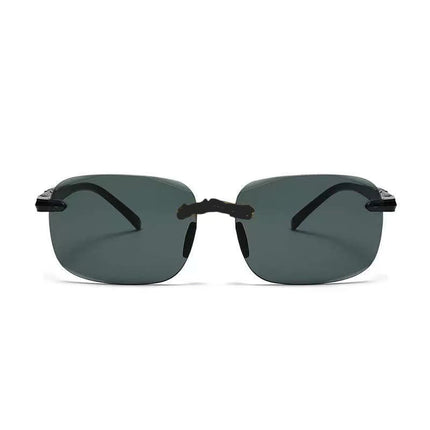 Frameless Edge-Cut Trendy Sunglasses, Fashionable Driving Anti-Uv Glasses, Douyin Live Broadcast Sunglasses for Men and Women