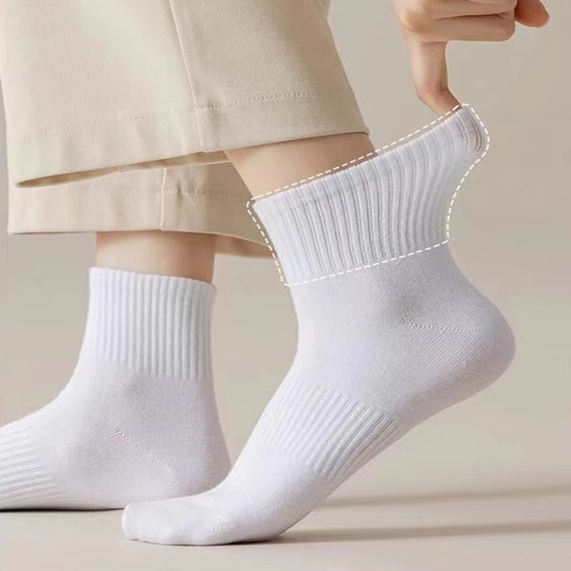 Zhuji socks summer thin men's sweat-absorbent deodorant boat socks short socks long tube cotton men's towel bottom mid-tube socks