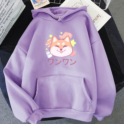 Printed Sweatshirt for Men and Women Shiba Inu Dog Kawaii Gr
