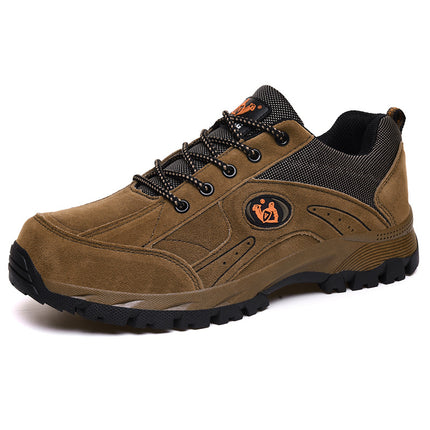 Winter Mountaineering Shoes Men's Casual Sports Non-slip Fleece-lined Warm Cotton Shoes Cross-border Large-size Travel Shoes Outdoor Trendy Shoes
