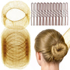 Light brown color 20 pcs + 50 pcs u-shaped clips 60g