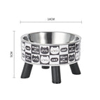 Kitty goblet bowl stainless steel / Independent color box packaging