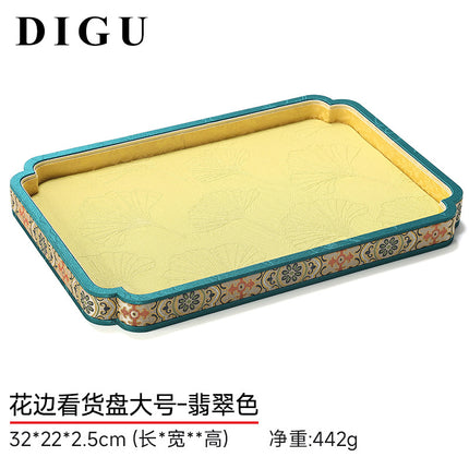 Di Gu Palace Style Jewelry Jewelry Plate Bracelet Necklace Look at Pallet Play Bracelet Storage Plate National Style Display Props