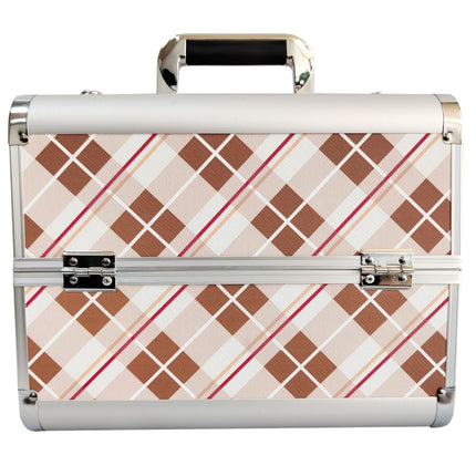 2023 new spot wholesale casual cosmetic case pvc manicure case two-layer large capacity portable cosmetic case
