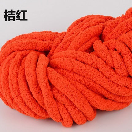 Cat Tail Extra Thick Ice Line Finger Knitting Scarf DIY Blanket Cat Nest Cushion Extra Thick Wool Ball
