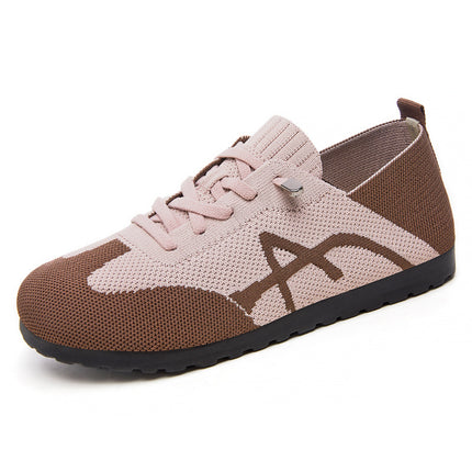 Shoes for Middle-Aged and Elderly Women, Summer Breathable and Comfortable Single Shoes, Factory Direct Sales, Soft-Soled Casual Slip-On Mesh Mom Shoes