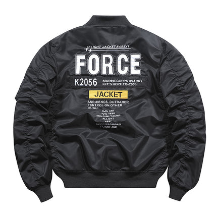 Heavy Embroidered Tough Guy Jacket Live Supply Cotton Thickened Air Force ma1 Bomber Jacket Men's Bomber Jacket