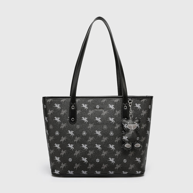 [Same Style as Zhao Zhaoyi] Pegasus Tote Bag, Sturdy Large-Capacity Handbag for Office Workers, Commuter Bag for College Students