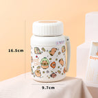 Cup comes with tea separator / 700ml [butter balala] dazzling blue handle