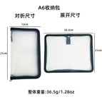 672cm³ / A6 black storage bag
