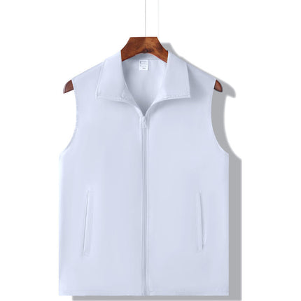 Volunteer Vest Advertising Shirt Customized Volunteer Reflective Work Clothes Customized Public Welfare Event Red Vest Printed with Logo