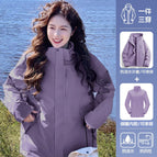 96888 same style for men and women - ningye purple [three-in-one detachable] / S