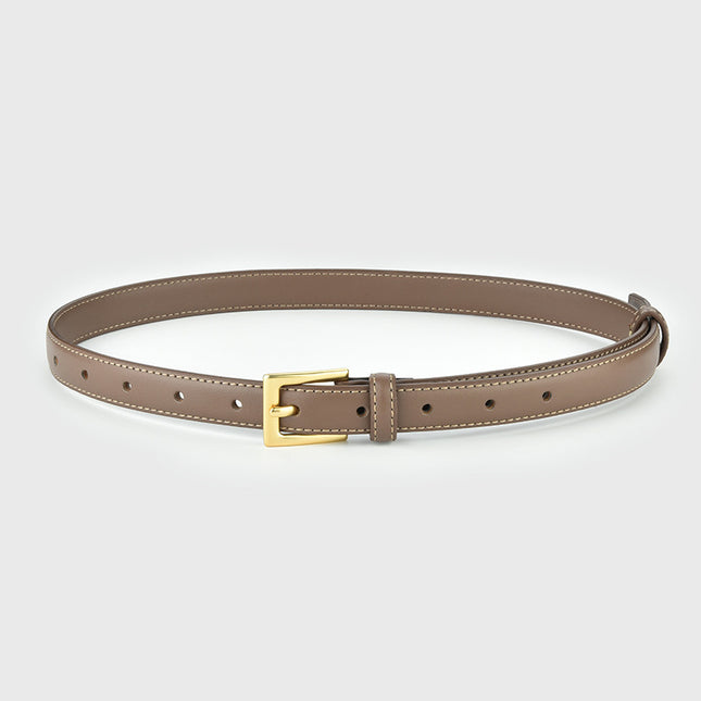 Belt Women's Genuine Leather Versatile Decorative Belt 2024 New High-End Jeans Belt Ins Hong Kong Style Decorative Belt