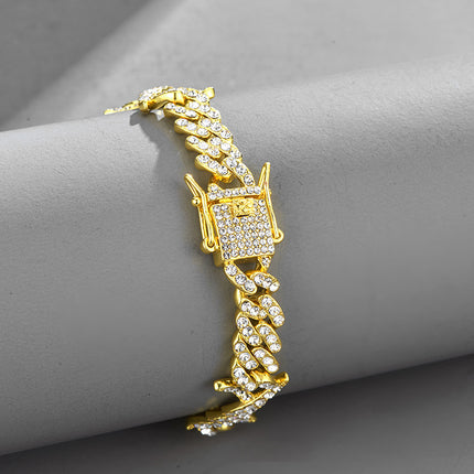 Thorn Spiny Flame Cuban Chain Cross-Border Hip-Hop Trendy Men's Cuban Chain Necklace Dropshipping