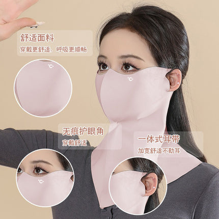 Outdoor Cycling Windproof and Cold-Proof Half-Face Neck Protector Upf1000 Sun Protection Mask 10A Antibacterial Traceless Warm Mask Winter