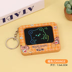 Cartoon orange writing board