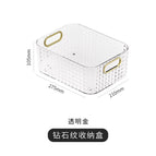 Transparent white / Cosmetics storage box