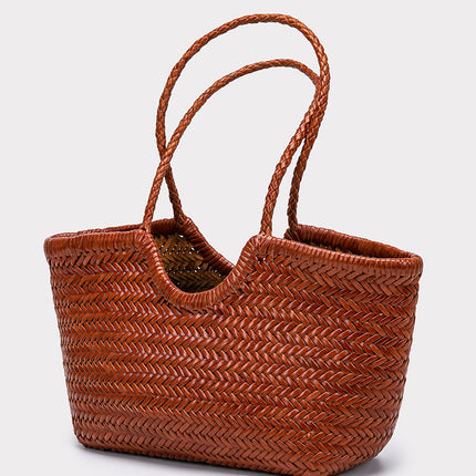 Leather Woven Tote Bag / Sac Tressé Cuir