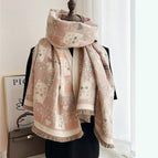 Cat woven-pink