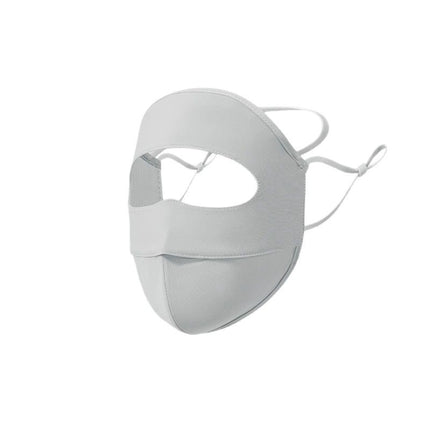 2025 New Fishbone Sunscreen Mask Cartilage Support Cover Face Ice Sense Ice Silk Sunscreen Face Gini Women