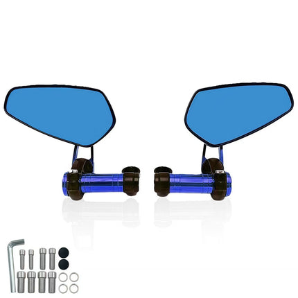 Motorcycle Off-Road Vehicle Modified Universal Folding Mirror Mount Reflective Mirror Cnc Aluminum Alloy Rearview Mirror