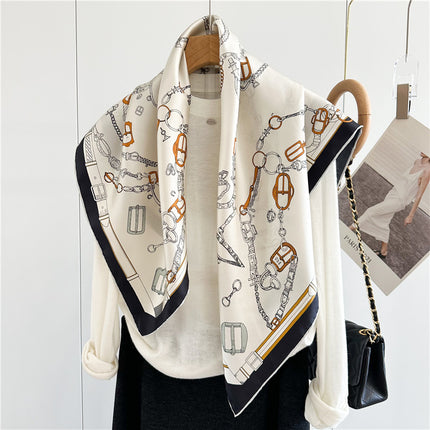 Spring and Autumn New Mulberry Silk Scarf Women's Shawl Scarf