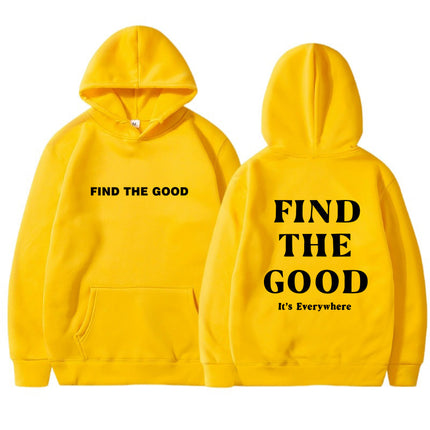 Foreign Trade Women's Velvet Sweatshirt Plain Letter Print Kangaroo Flap Pocket Pants Drawstring Print Hoodie