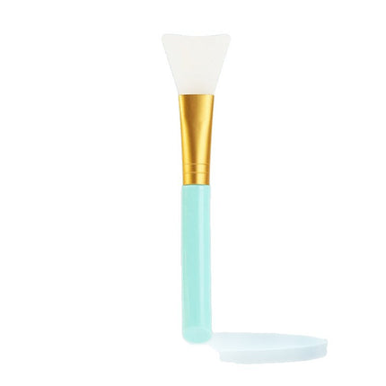 Single Pack of Facial Mask Brush, Lipstick Grinding, White Rod, Two-Color Hollow Mask Brush, Makeup Brush, Beauty Salon
