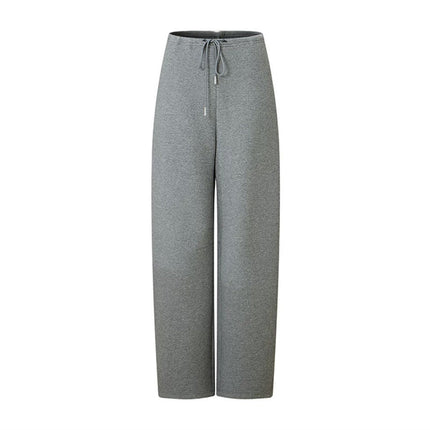 Niche alrig * t Design Narrow Waist Arc Banana Pants Women's Lazy Style Leisure Loose Drawstring Thickened Wei Pants