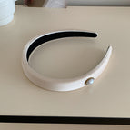 4704-1-beige retro pearl headband