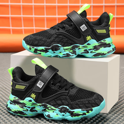 Boys' Single Mesh Sports Shoes, Teenagers, Boys, Junior High School Students, Children's Summer New Hollow Sandals