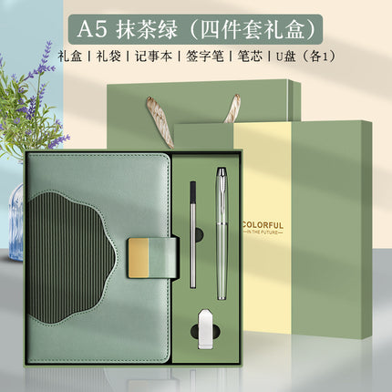 The new a5 business notebook sub-suit can be customized logo high value enterprise activities hand gift box