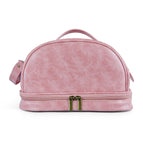 Double layer cosmetic bag-rubber powder
