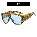 Wood grain blue flakes / As shown in the picture