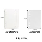 A5 manicure storage book—2 baffles