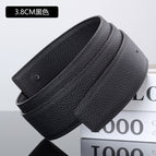 3.8 black/black (double-sided litchi pattern car line / 105cm