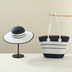 Navy blue / Suit (hat + bag)