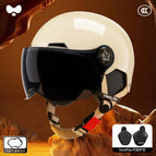 One size fits all / 3c moon shadow white [sunscreen short glasses] heatmax four seasons detachable ear protection