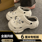 White 6cm [silver sesame street] / 38-39 [37-38 Foot Shoot]]