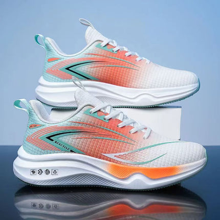 Cross-Border Autumn Running Shoes New Model for High School Entrance Examination Physical Test Ultra-Light Running Shoes Mesh Breathable Middle School Student Sports Shoes Men's Shoes