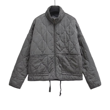Za Cross-Border Women's Clothing Wholesale European and American Style Fashionable Versatile Loose Stand-Up Collar Tencel Cotton Jacket 4088242