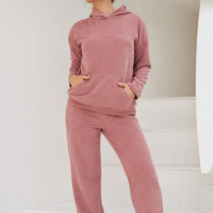 2026 Amazon Ebay Hot-Selling European and American Foreign Trade Autumn and Winter Women's New Fashion Sports Sweatshirt Set Two-Piece Set